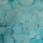 Baby Blue Tissue Paper Confetti Circles