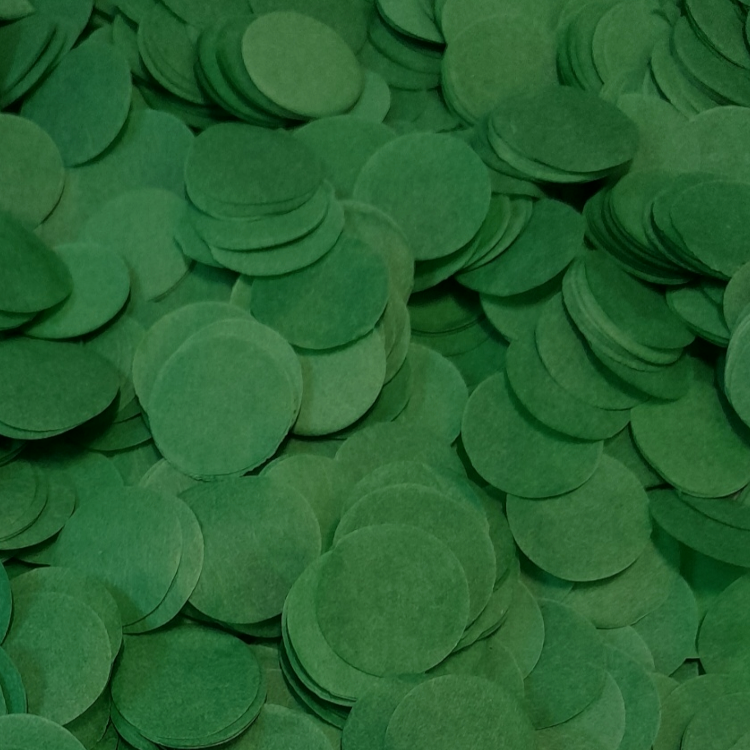 Green Tissue Paper Confetti Circles