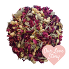 Rose Petals, Jasmine Buds and Sage.