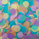 Pastel Rainbow Tissue Paper Confetti Circles