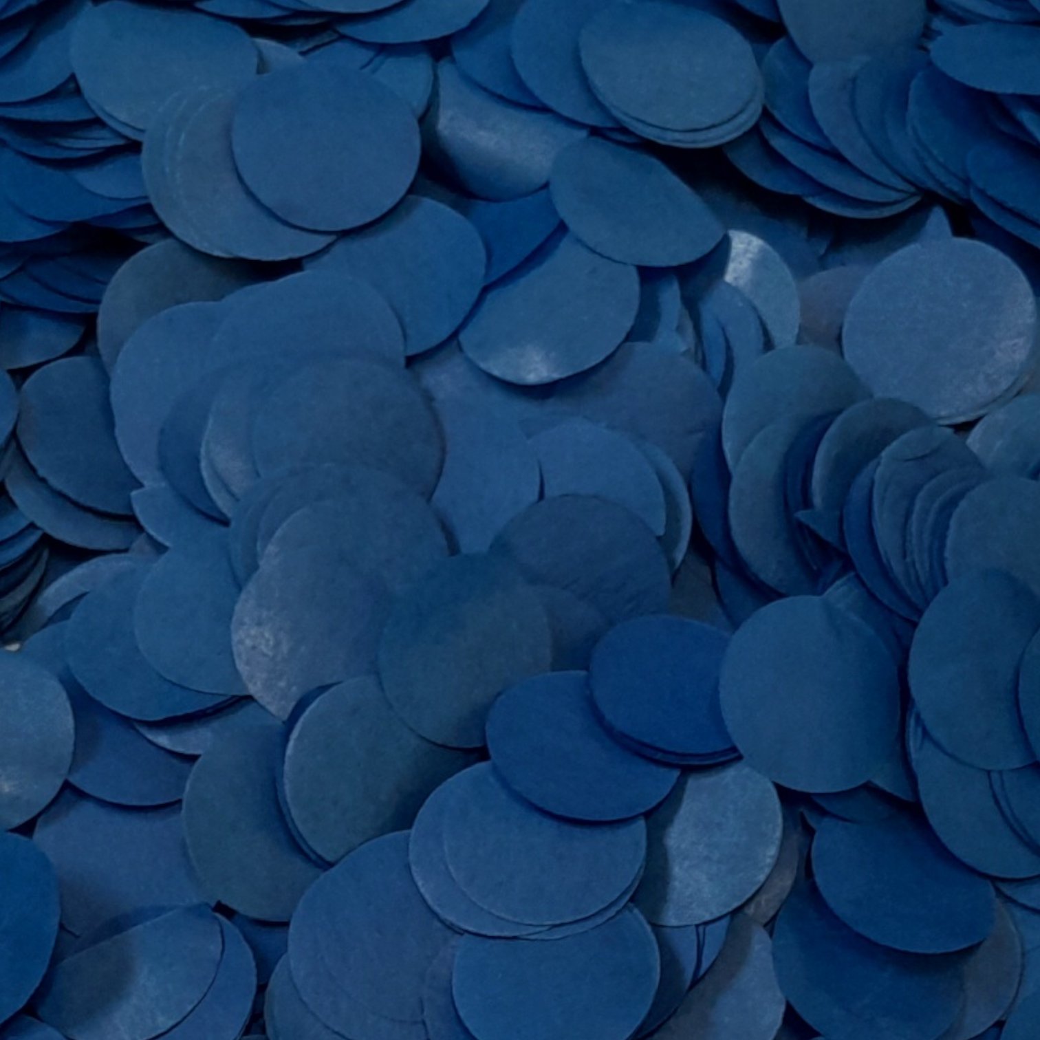 Royal Blue Tissue Paper Confetti Circles